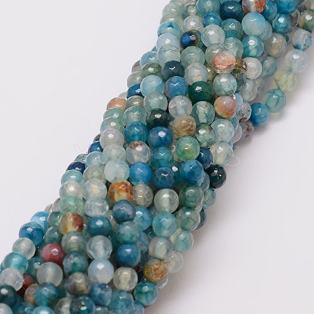 Natural Agate Bead Strands G-G882-6mm-C02-1-1