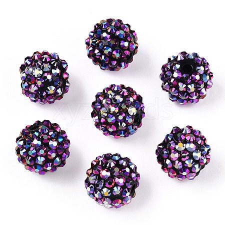 AB-Color Resin Rhinestone Beads RESI-S315-14x16-03-1