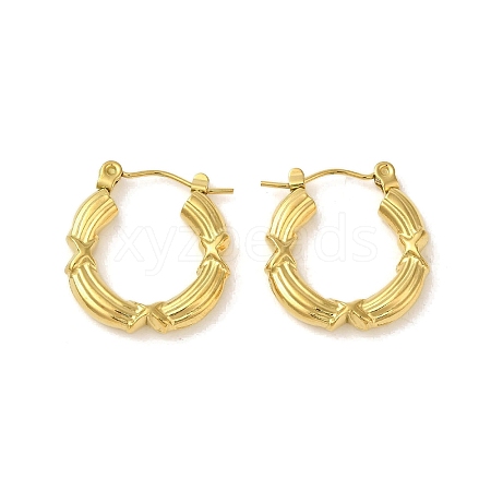 304 Stainless Steel Hoop Earrings for Women EJEW-B054-09G-1