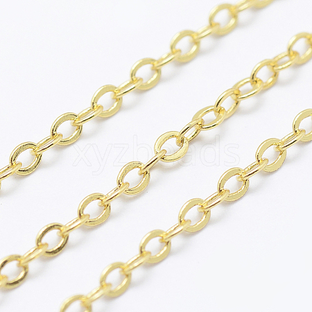 3.28 Feet Brass Cable Chains X-CHC-K004-01G-1