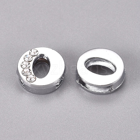 Alloy Slide Charms LS-PALLOY-WH0066-21O-1