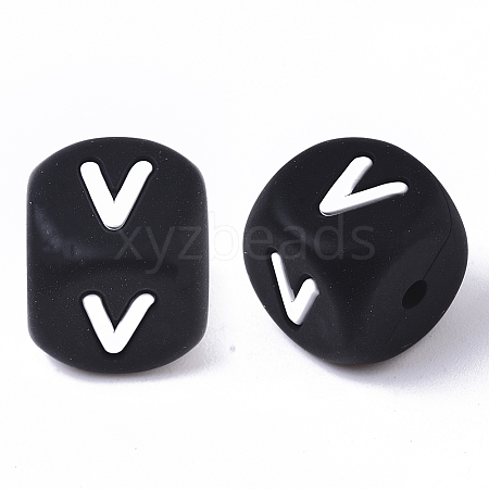 Food Grade Eco-Friendly Silicone Beads LS-SIL-T055-V-1