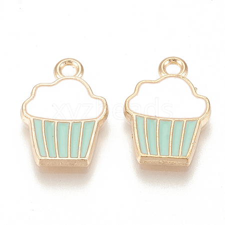 Alloy Enamel Pendants X-ENAM-S115-036A-1