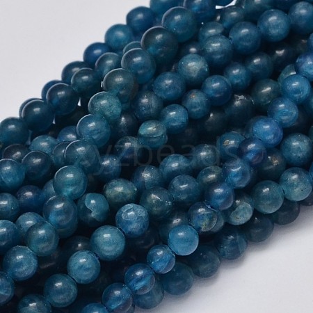 Round Natural Apatite Beads Strands G-K068-04-4mm-1