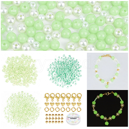 DIY Glow in the Dark Bracelet Necklace Making Kit DIY-NB0009-25-1