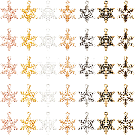 70Pcs 7 Colors Alloy Pendants FIND-SC0011-94-1