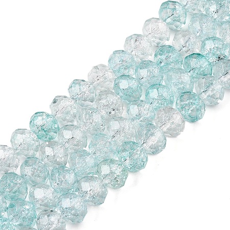 Transparent Glass Beads Strands X-GLAA-T023-8mm-A01-1