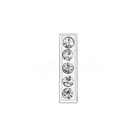 Eco-Friendly Zinc Alloy Slide Charms ALRI-WH0001-01P-I-1