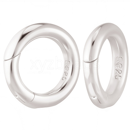 925 Sterling Silver Spring Gate Rings STER-CN0001-43P-1