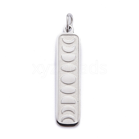 304 Stainless Steel Pendants STAS-Z020-01P-1