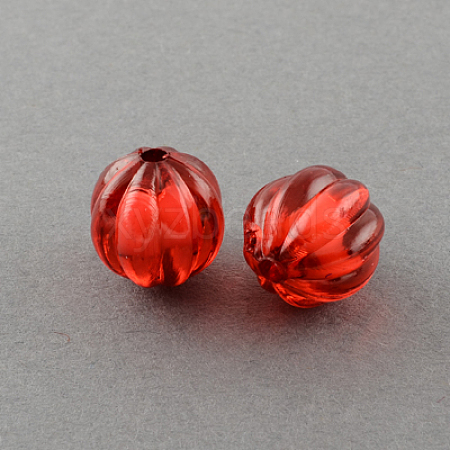 Transparent Acrylic Beads TACR-S089-8mm-15-1