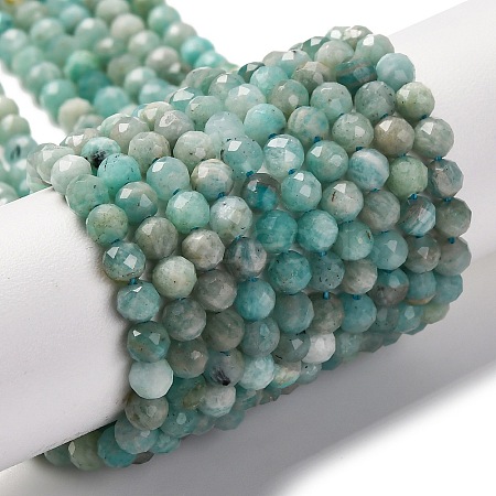 Natural Amazonite Beads Strands G-G140-A18-03-A-1