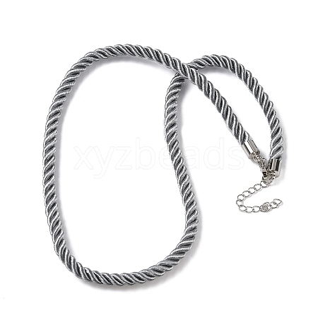 5MM Nylon Twisted Cord Necklace Making FIND-G096-01P-28-1