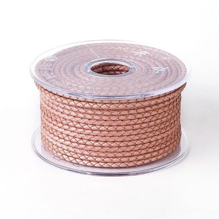 Braided Cowhide Cord WL-I004-3mm-D-24-1