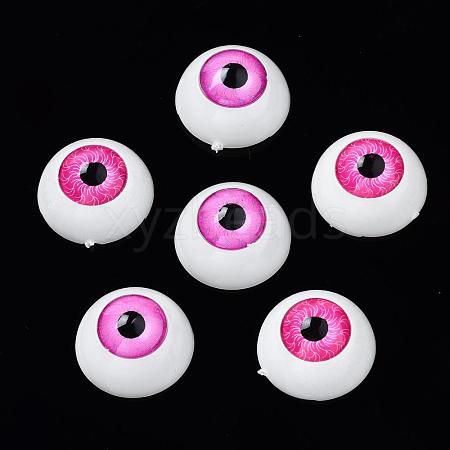 Craft Plastic Doll Eyeballs DIY-PH0019-63D-20mm-1