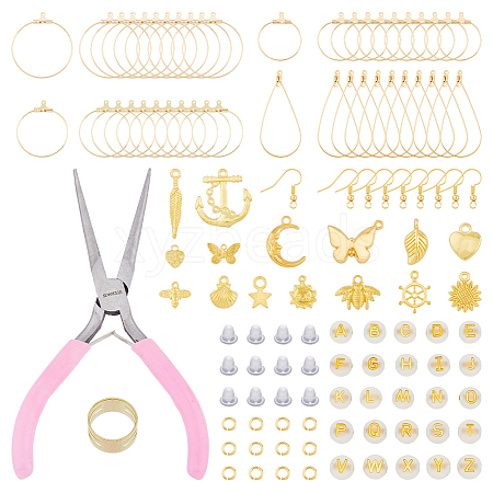 SUPERFINDINGS DIY Earring Making Kit DIY-FH0006-42-1