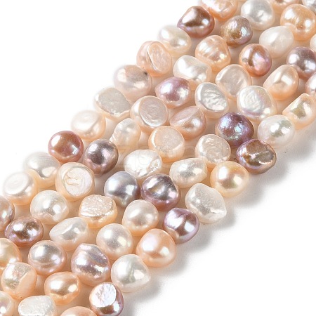 Natural Cultured Freshwater Pearl Beads Strands PEAR-E018-92-1