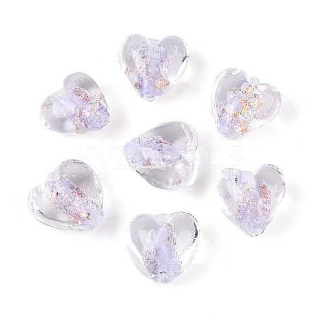 Handmade Foil Glass Beads FOIL-N029-09C-1