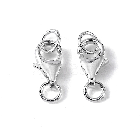 925 Sterling Silver Lobster Claw Clasps STER-I010-10mm-1