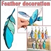 Feather Stained Acrylic Window Planel STGL-PW0001-25D-1