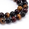 Natural Gemstone Round Bead Strands X-G-J303-13-14mm-3