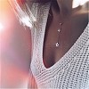 Alloy Star Pendant Tassel Y Necklaces for Women WGAD59E-01-2