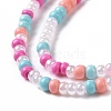 Glass Seed Bead Strands LAMP-B021-04G-4