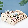 Basswood Leathercraft Tools Storage Rack ODIS-WH0008-12-7
