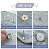 Alloy Button Pins for Jeans PURS-PW0009-01N-2