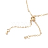 Brass Cable Chains Slider Bracelets BJEW-JB12813-02-4