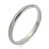 Non-Tarnish 304 Stainless Steel Spring Bangles for Women Men BJEW-U003-02B-P-4