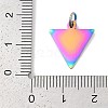 Ion Plating(IP) 304 Stainless Steel Pendants STAS-I311-22RC-2