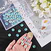 80Pcs Transparent Faceted Glass Connector Charms GLAA-SP0001-88C-02-3
