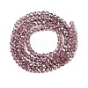 Electroplate Glass Beads Strands EGLA-A044-T2mm-B07-3