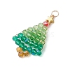 Christmas Theme Glass Pendants PALLOY-JF02890-3