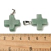 Natural Green Aventurine Pendants G-Z067-06P-05-4
