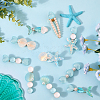 2 Bags 2 Styles Resin & Alloy Alligator Hair Clips AJEW-CY0001-39D-3