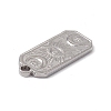 Non-Tarnish 304 Stainless Steel Pendants STAS-P316-01P-3