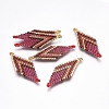 MIYUKI & TOHO Handmade Japanese Seed Beads Links SEED-E004-B10-2