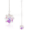1Pc Transparent Glass Hanging Suncatchers AJEW-TADJ0001-02A-1