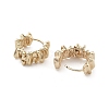 Brass Hoop Earrings for Women EJEW-M071-02G-03-2