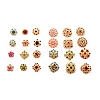 24Pcs 24 Style Exquisite Alloy Rhinestone Brooches Set JEWB-SZ0001-44A-1