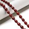 Natural Red Rainbow Jasper Beads Strands G-B106-A33-01-2