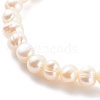 Natural Pearl Stretch Beaded Bracelets BJEW-JB06163-03-3