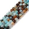 Natural Agate Bead Strands G-G882-6mm-C02-1-2