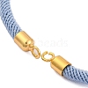 Nylon Cords Bracelet Makings Fit for Connector Charms AJEW-P116-02G-28-2