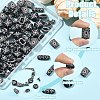120Pcs 8 Styles Opaque Acrylic Beads MACR-YW0004-69-5