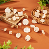  36Pcs 9 Style Ash Wood Stud Earring Findings EJEW-TA0001-23-5