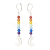 Natural Malaysia Jade with Alloy Moon Long Dangle Leverback Earrings EJEW-JE04910-02-2