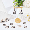 SUNNYCLUE 24Pcs 4 Style Alloy Enamel Pendants ENAM-SC0002-94-5